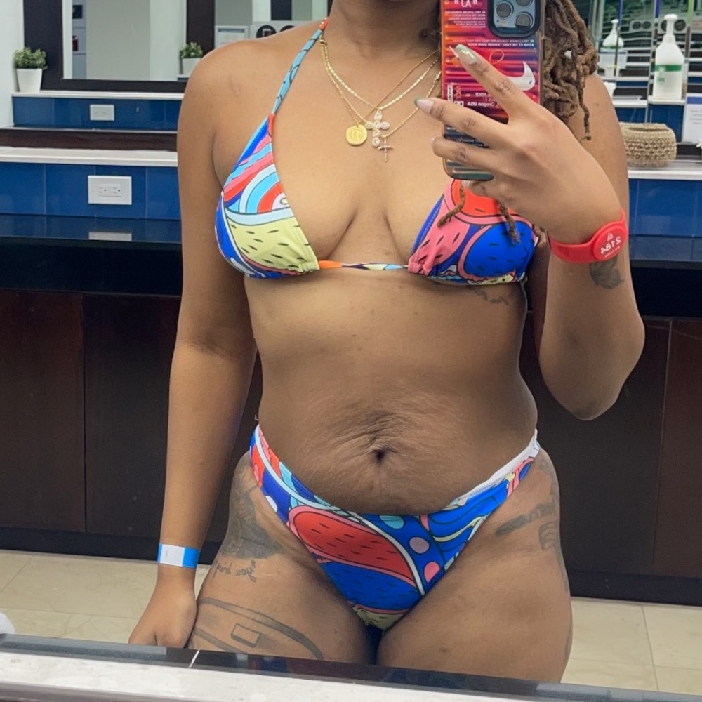 Printed bikini